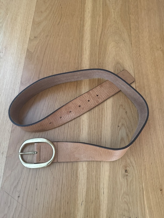 Isabel Marant tan leather belt display picture 1